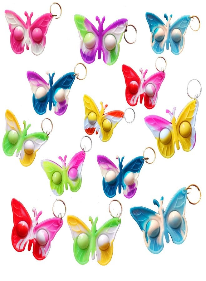 PSDFH 30 Packs Butterfly Funny Small Summer Gifts Unique Mini Item Assorted fidgets Toys for Kids Children Students Gifts from Classroom Teacher,Birthday Party Bubble Favors Supplies - Image 1